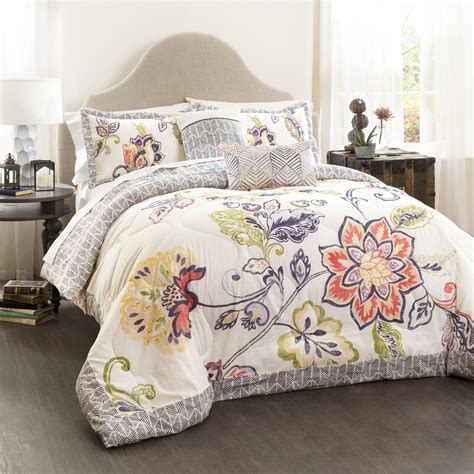 Lush Decor Aster Comforter Set Coralnavy 5pc King Walmart Canada