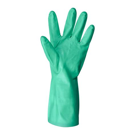 Green Nitrile Chemical Gloves Rebel Safety Gear