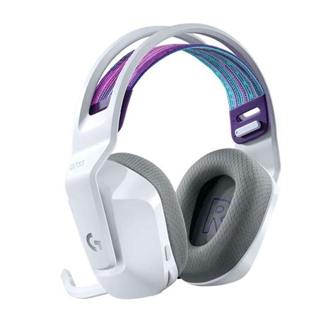 Much of this aesthetic comes from the reversible headband. Logitech G733 LIGHTSPEED Wireless RGB Gaming Headset ...