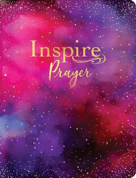 Inspire Prayer Bible Giant Print Nlt Leatherlike Purple Filament