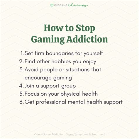 Video Game Addiction Signs Symptoms And Treatment