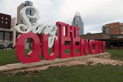 The Sing The Queen City Three Dimensional Painted Aluminum