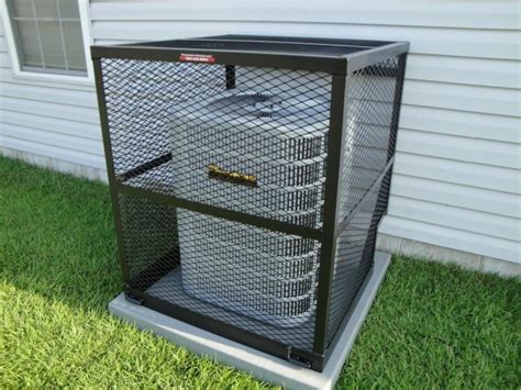 Protect against expensive air conditioner unit replacement due to thieves destroying your hvac for a few hundred dollars worth of copper. Air Conditioner Security Cage Gallery, Many styles to ...