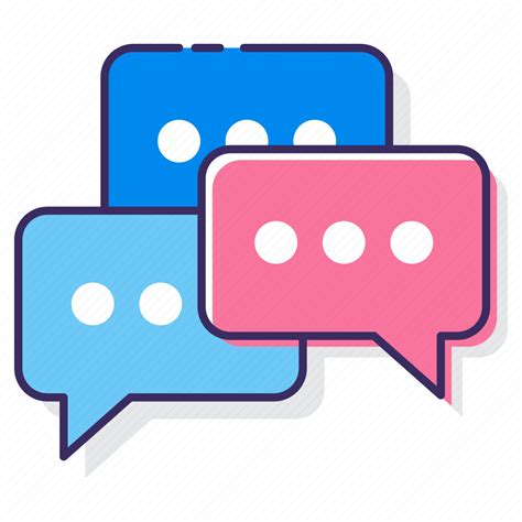 Chat Discussion Forum Group Group Chat Message Icon Download On