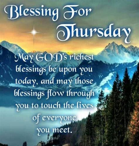 Blessings For Thursday Pictures Photos And Images For Facebook