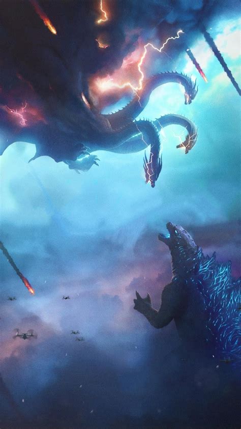 Godzilla King Of The Monsters 2019 Phone Wallpaper En 2020 Fondos