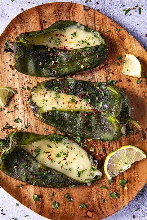 Grilled Cheese Stuffed Poblano Peppers Recipe Chili Pepper Madness