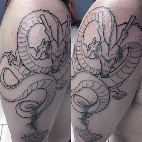 Looking for cool dragon ball z shenron tattoo designs? 26 best shenron images on Pinterest | Tattoo designs ...