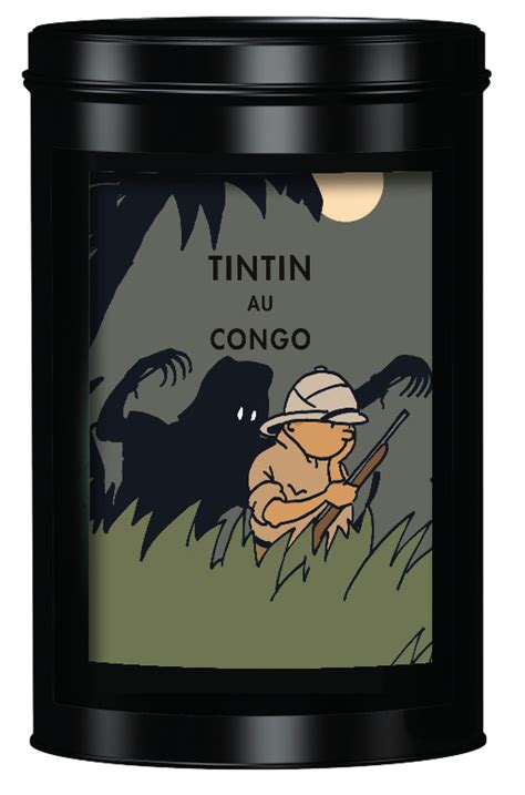 Universo Tintín Tintin En El Congo LitografÍas Figurita Y CafÉ