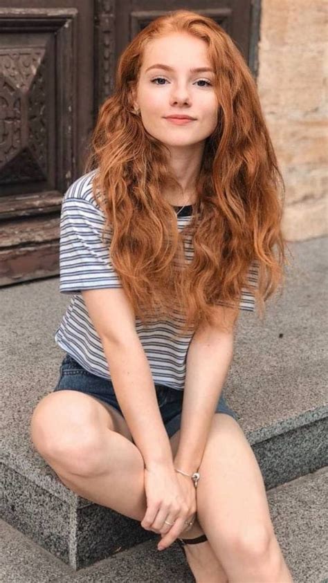 Pin By Renae On Character Inspiration Red Hair Model Red Hair Blue
