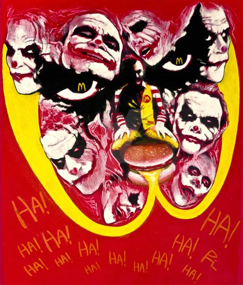 joker ronald mcdonald illustration by illusgator on deviantart
