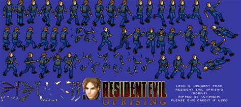 The Spriters Resource Full Sheet View Resident Evil Uprising
