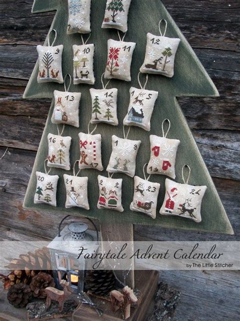 Cross stitch patterns for halloween. Fairytale Advent Calendar PDF Digital Cross Stitch Pattern ...