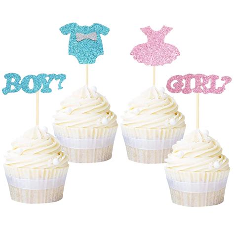 Buy Gender Reveal Cupcake Toppers Gender Reveal Party Gender Reveal Hot Sex Picture