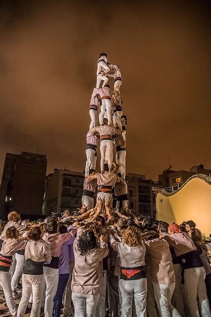 Castell The Human Towers Of Catalonia Spain