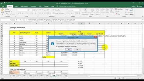 Latihan Dasar Microsoft Excel Yournipples