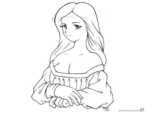 You can tell your students how to use the sheets by showing them the videos which tell about monalisa. The best free Mona lisa coloring page images. Download ...