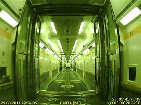 Cars , trucks and buses can be loaded onto them. Eurotunnel: Folkestone-Calais - YouTube