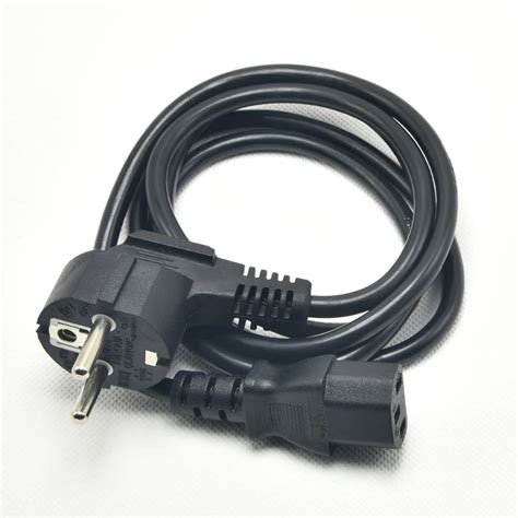 Eu Plug 3 Pin Power Cord Vde Certified 3075mm2 Cable 3 Prong Plug