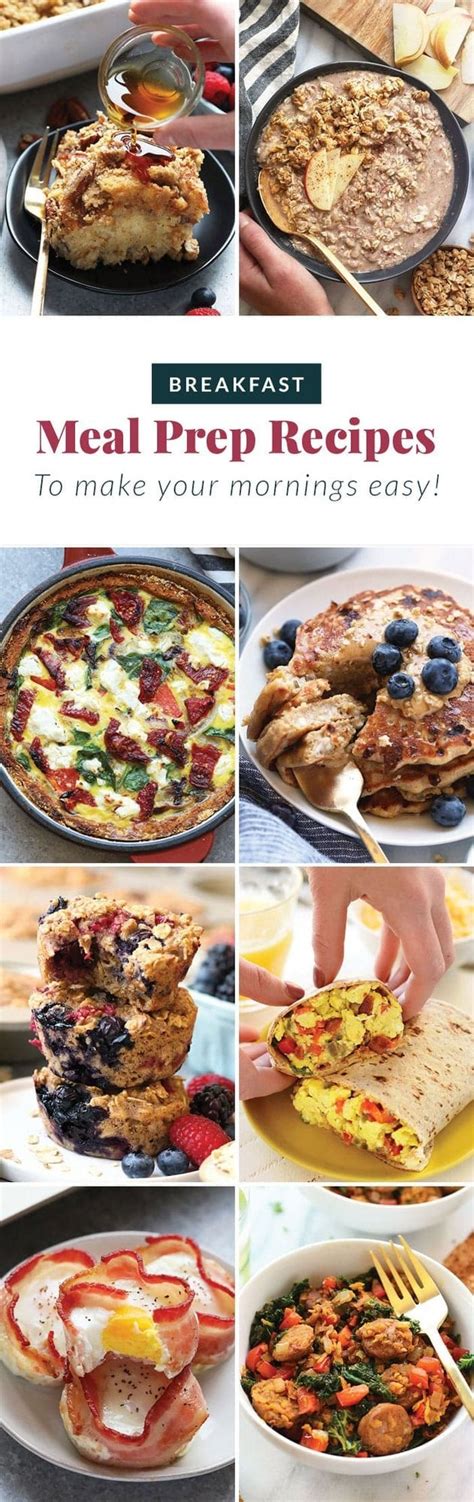 Breakfast Meal Prep Recipes Save Time And Money Fit Foodie Finds
