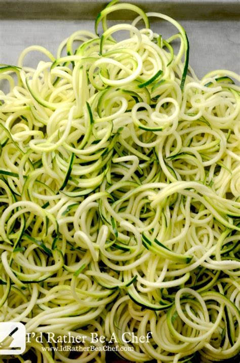 Maybe you would like to learn more about one of these? Zoodles Recipe | I'd Rather Be A Chef