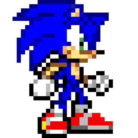 Edición Sonic Advance Sprite Herramienta gratuita de dibujo en línea de pixel art Pixilart