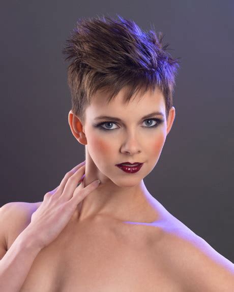 This sweet, adorable, and sassy pixie is a super cool choice for ladies looking for a model like style statement. Super short hairstyles women
