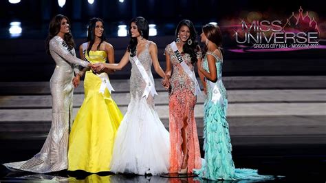 From left, the top five finalists: Miss Universe 2013 - TOP 5 - YouTube