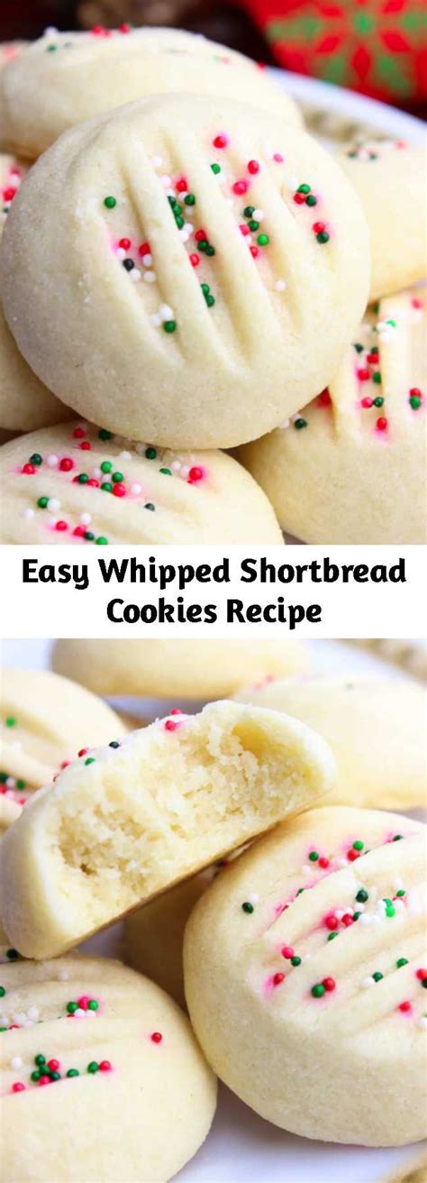 Aside from the copious amounts of. Easy Whipped Shortbread Cookies Recipe - Mom Secret Ingrediets