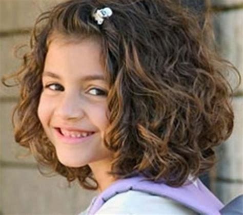 Hairstyles with curly hair for kids. Short curly hairstyles for kids