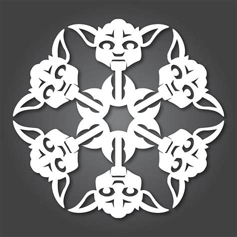 Make Your Own Origami Star Wars Snowflakes Mmminimal