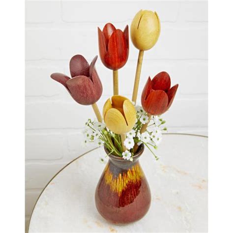 Turned Tulips Woodworking Plan Wood Magazine