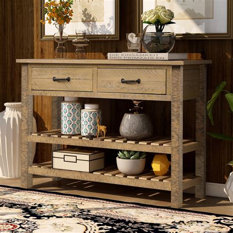 Local Delivery Only Farmhouse Entry Foyertv Consolesofa Table Entryway
