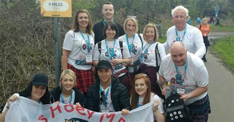 Sunday Stroll As 150 People Complete Kiltwalk For Wishaw Charity