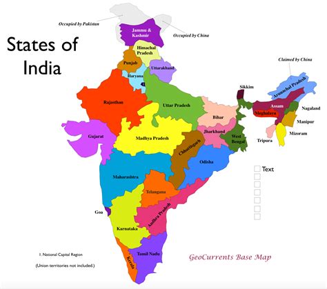 Map India Provinces Get Map Update
