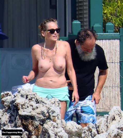 Sharon Stone Shows Her Nude Tits In France Photos Updated