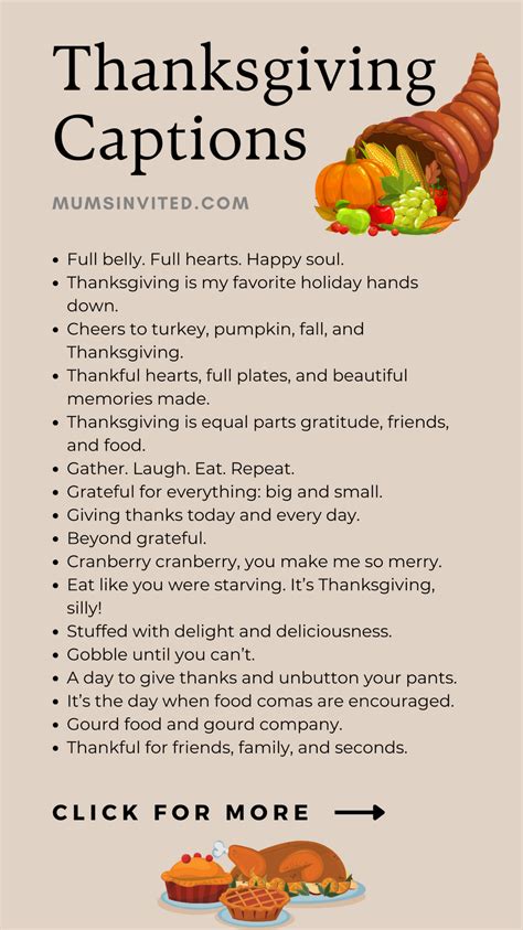73 Captivating Thanksgiving Captions For Instagram Funny Cute And Clever