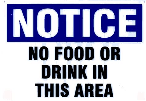 Printable No Food Or Drinks Allowed Sign Clip Art Library