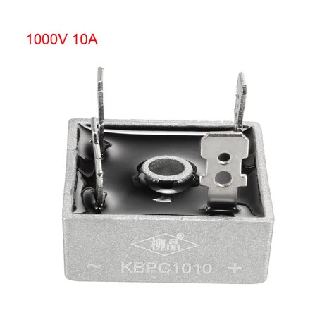KBPC1010 1000V 10A Single Phase Bridge Rectifier Half Wave Gray