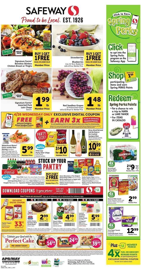 Safeway Weekly Ads & Special Buys from April 26