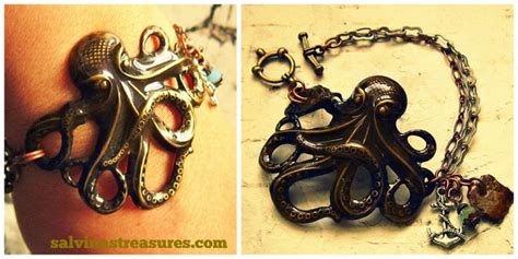 Octopus Cuff Octopus Bracelet Octopus Jewelry Tentacle Etsy Octopus Bracelet Octopus