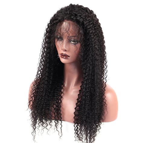 13x6 Kinky Curly Wig 250 Density Lace Front Human Hair Wigs For Women