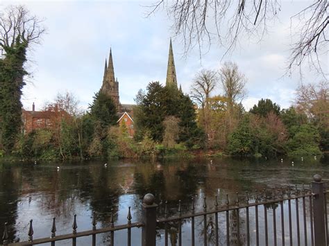 Lichfield Minster Pool And The Cathedral Terracotta Buff Flickr