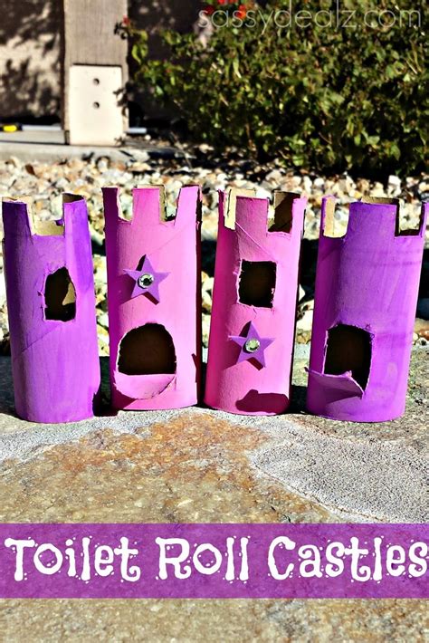 Toilet Paper Roll Castles Craft Idea For Kids Paper Roll Crafts