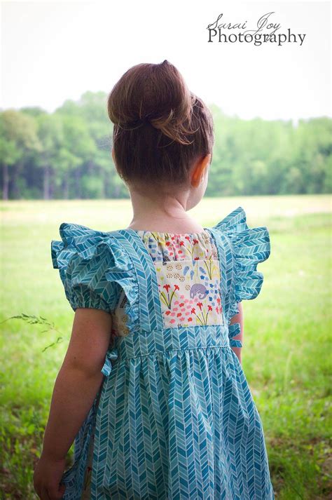 Storybook Pinafore Dress Pattern For Girls 2 To 10 Tie