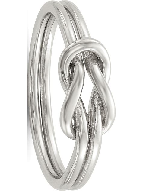 925 sterling silver love knot ring walmart canada