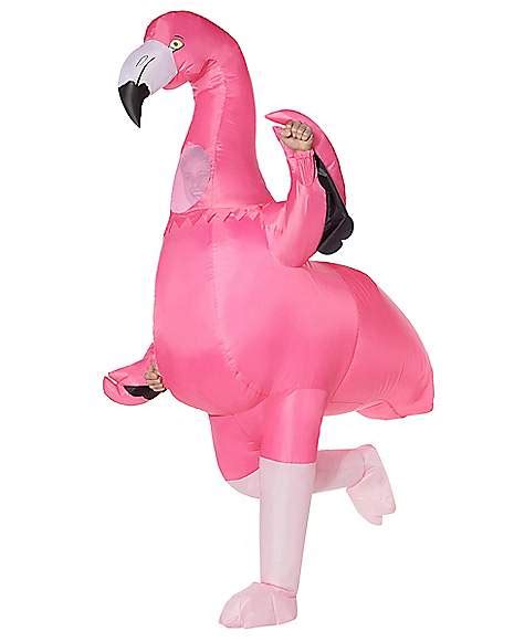 Adult Flamingo Inflatable Costume Spencer S