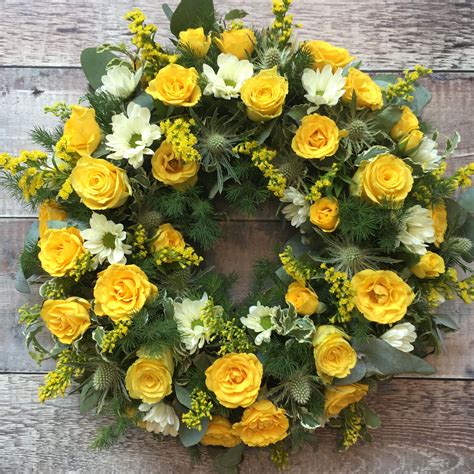 Yellow Flower Arrangements For Funeral Casie Peoples