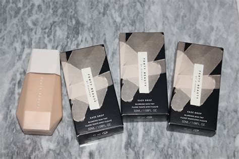Fenty Beauty Eaze Drop Blurring Skin Tint Review And Swatches