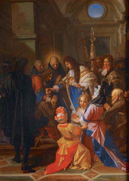 Roi Louis XIV Category Louis XIV touchant les malades des écrouelles